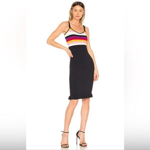 Cinq à Sept Marguerite Midi Dress, Rainbow